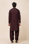 MAROON-BLENDED-SHALWAR SUIT - (GSBW23-042)