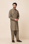 ARMY-YARN DYED (DOBBY)-SHALWAR SUIT - (GSSB23-007)