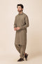 ARMY-YARN DYED (DOBBY)-SHALWAR SUIT - (GSSB23-007)