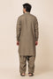 ARMY-YARN DYED (DOBBY)-SHALWAR SUIT - (GSSB23-007)