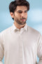 F-BROWN-BLENDED-SHALWAR SUIT - (GSSB23-008)