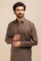 C-TAUPE-BLENDED-SHALWAR SUIT - (GSSB23-018)