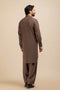 C-TAUPE-BLENDED-SHALWAR SUIT - (GSSB23-018)