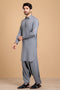 CHARCOAL-BLENDED-SHALWAR SUIT- (GSSS23-014)