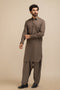 BRINJAL-BLENDED-SHALWAR SUIT - (GSSS23-023)