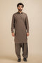 BRINJAL-BLENDED-SHALWAR SUIT - (GSSS23-023)