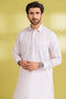 WHITE-BLENDED-SHALWAR SUIT - (GSSS23-025)