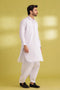 WHITE-BLENDED-SHALWAR SUIT - (GSSS23-025)