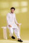 WHITE-BLENDED-SHALWAR SUIT - (GSSS23-025)