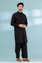 BLACK-BLENDED-SHALWAR SUIT - (GSSS23-028)