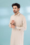 L-TAN-BLENDED-SHALWAR SUIT - (GSSS23-031)