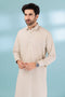 L-TAN-BLENDED-SHALWAR SUIT - (GSSS23-031)