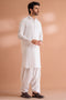 WHITE-BLENDED-SHALWAR SUIT - (GSSS24-003)