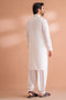 WHITE-BLENDED-SHALWAR SUIT - (GSSS24-003)