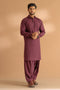 WINE-BLENDED-SHALWAR SUIT - (GSSS24-021)