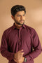 WINE-BLENDED-SHALWAR SUIT - (GSSS24-021)