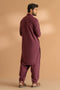 WINE-BLENDED-SHALWAR SUIT - (GSSS24-021)