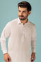 O-WHITE-BLENDED-SHALWAR SUIT - (GSSW23-002)