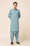 T-BLUE-BLENDED-SHALWAR SUIT - (GSSW23-006)