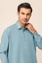 T-BLUE-BLENDED-SHALWAR SUIT - (GSSW23-006)