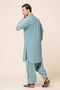 T-BLUE-BLENDED-SHALWAR SUIT - (GSSW23-006)