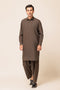 CAROB-BLENDED-SHALWAR SUIT - (GSSW23-011)