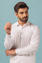 WHITE-BLENDED-SHALWAR SUIT - (GSSW23-022)