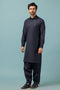 NAVY-BLENDED-SHALWAR SUIT - (GSSW23-026)