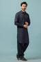 NAVY-BLENDED-SHALWAR SUIT - (GSSW23-026)