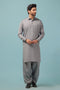 GREY-BLENDED-SHALWAR SUIT - (GSSW23-027)