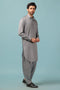 GREY-BLENDED-SHALWAR SUIT - (GSSW23-027)