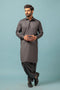 C-GREY-BLENDED-SHALWAR SUIT - (GSSW23-028)