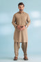 BEIGE-BLENDED-SHALWAR SUIT - (GSSW23-031)