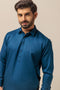 N-BLUE-BLENDED-SHALWAR SUIT - (GSSW23-033)