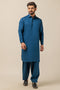 N-BLUE-BLENDED-SHALWAR SUIT - (GSSW23-033)