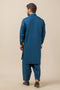 N-BLUE-BLENDED-SHALWAR SUIT - (GSSW23-033)