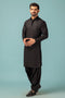 BLACK-BLENDED-SHALWAR SUIT - (GSSW23-038)