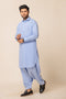 SKY-BLUE-BLENDED-SHALWAR SUIT - (GSSW23-041)