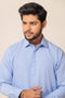 SKY-BLUE-BLENDED-SHALWAR SUIT - (GSSW23-041)