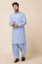 SKY-BLUE-BLENDED-SHALWAR SUIT - (GSSW23-041)