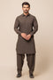 CAROB-BLENDED-SHALWAR SUIT - (GSSW23-060)