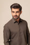 CAROB-BLENDED-SHALWAR SUIT - (GSSW23-060)