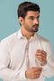 WHITE-BLENDED-SHALWAR SUIT - (GSSW23-061)