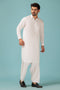 WHITE-BLENDED-SHALWAR SUIT - (GSSW23-061)