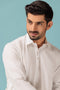 WHITE-BLENDED-SHALWAR SUIT - (GSSW23-061)