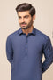 MN-BLUE-BLENDED-SHALWAR SUIT - (GSSW23-070)