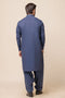 MN-BLUE-BLENDED-SHALWAR SUIT - (GSSW23-070)