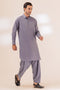 DENIM-BLENDED-SHALWAR SUIT - (GSSW23-071)