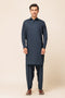 N-BLUE-BLENDED-SHALWAR SUIT - (GSSW23-072)