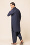 N-BLUE-BLENDED-SHALWAR SUIT - (GSSW23-072)